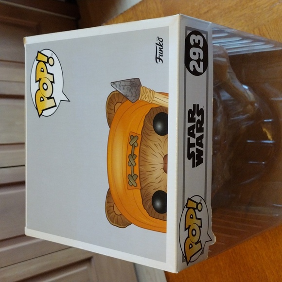 Large 10" Funko Pop WICKET W WARRICK #293 Star Wars Target Exclusive Bobble Head - Picture 2 of 9